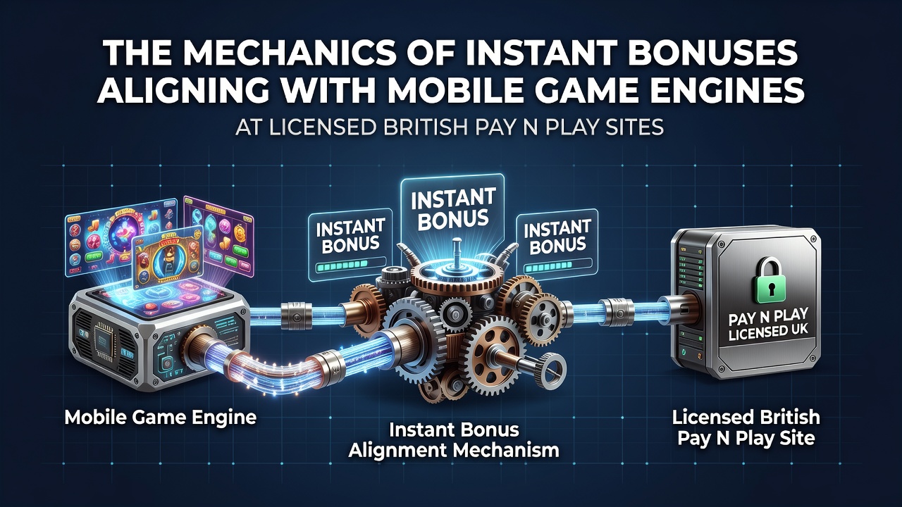 Technical diagram of bonus alignment with mobile game engine architecture